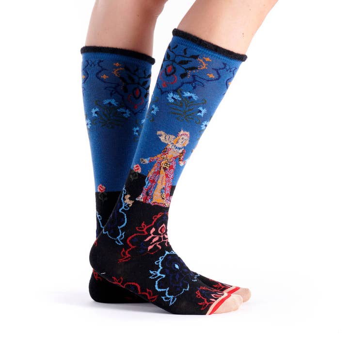Unicorn knee socks for wholesale by FIL DE JOUR