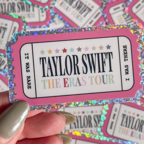 Jocelyn Diebolt Designs - Wholesale Sticker - Eras Tour Taylor Swift Glitter Sticker