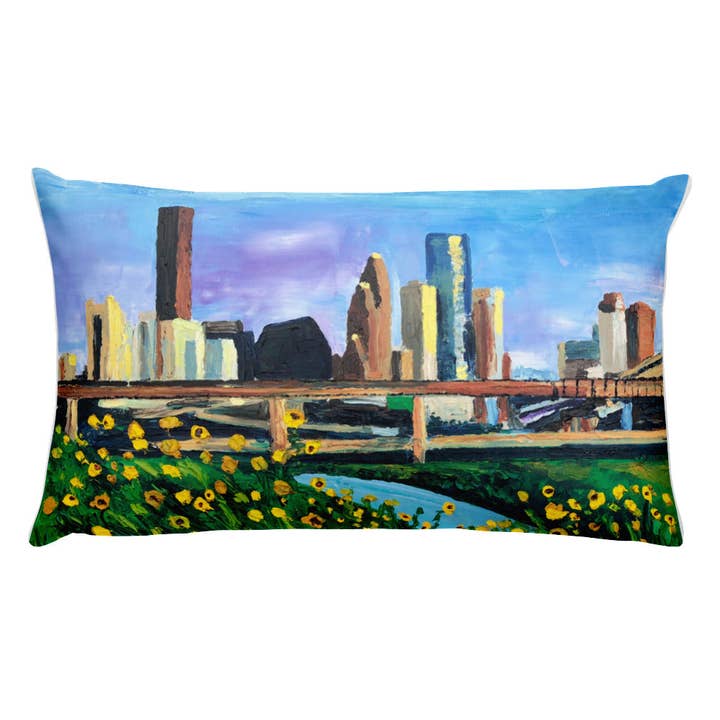 Glass Castle Pillow for wholesale by Lauren Luna Ltd Co.