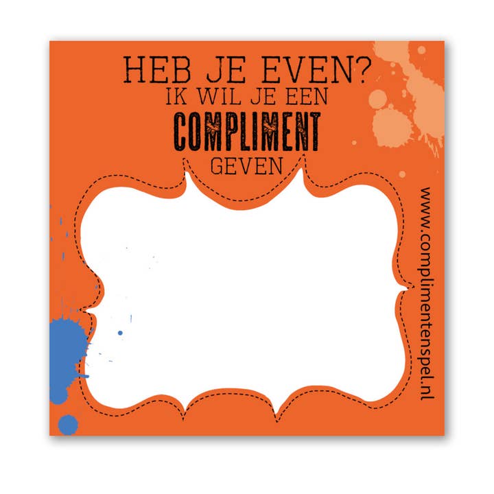 complimentenspel - Wholesale Sticker - Negen verschillende Complimenten Post-Its7