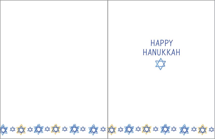 GINA B DESIGNS - Wholesale Hanukkah Card - Hanukkah Card - Love & Light1