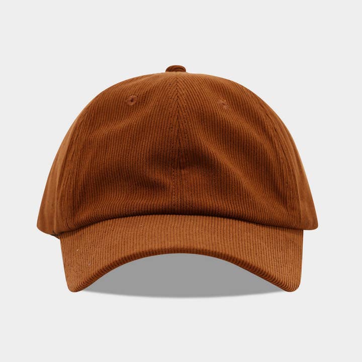 DOUBLJU - Wholesale Baseball Cap - Women's - SIMPLE SOLID COLOR CASUAL CORDUROY BASEBALL CAP_CWAH0505313