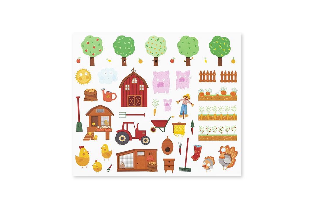 Edicare Editora, Lda. - Wholesale Sticker - Kids & Baby - FARM - 160 STICKERS3