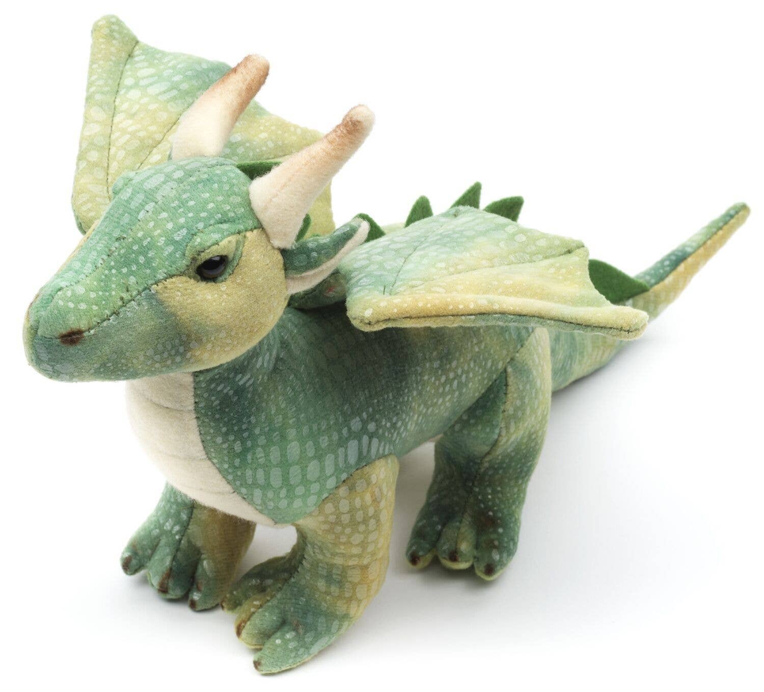 Uni Toys - Venta al por mayor Peluche - Niños y bebés - Dragón verde, 26 cm (longitud), peluche o peluche1