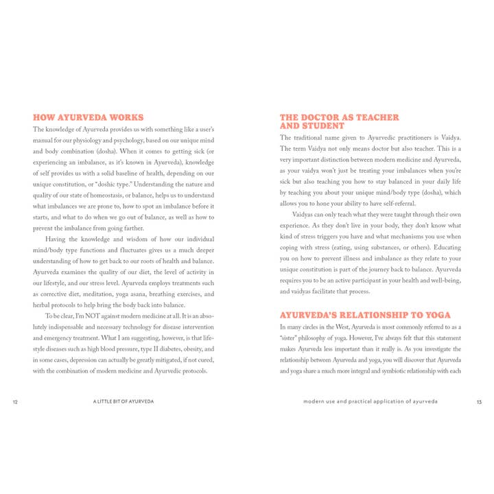 Hachette Book Group - Wholesale Medical Health - A Little Bit of Ayurveda: An Introduction5