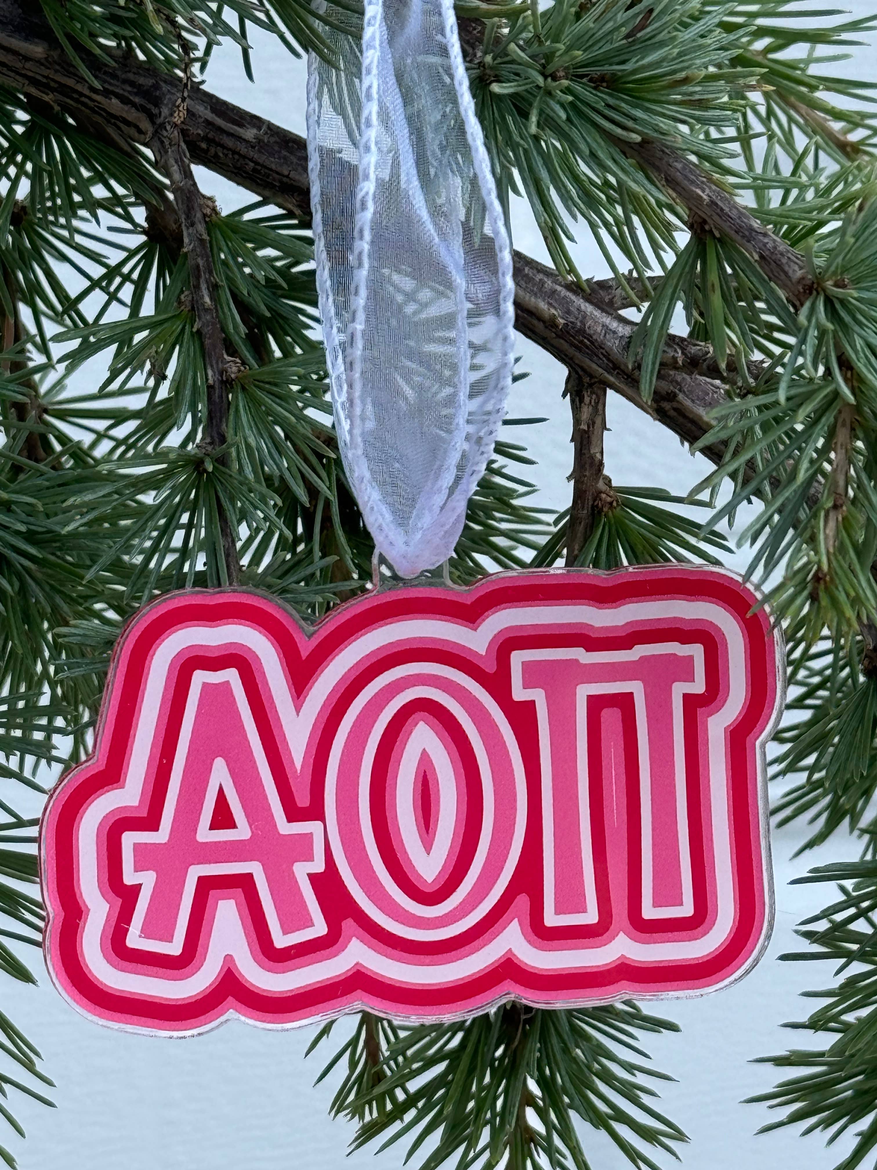 Buttongirl99 - Wholesale Ornament - Sorority acryl kerstornament - 19 opties10
