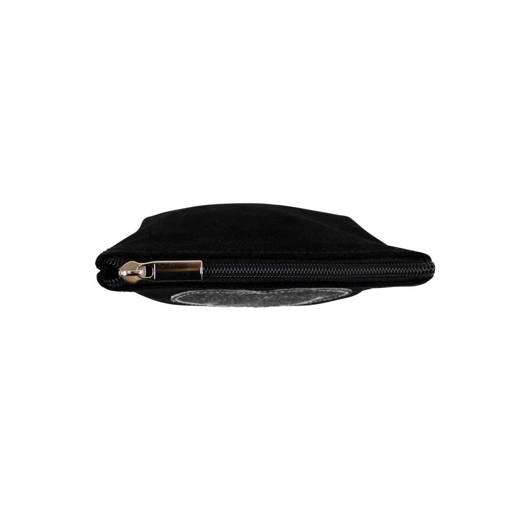 Mars & More - Brand of B Living - Wholesale Makeup/Cosmetic Bag - Make Up Black Heart Bag 15 Cm3