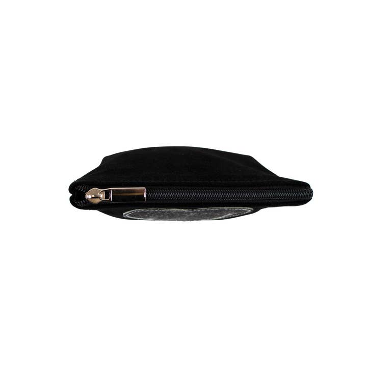 Mars & More - Brand of B Living - Wholesale Makeup/Cosmetic Bag - Make Up Black Heart Bag 15 Cm3