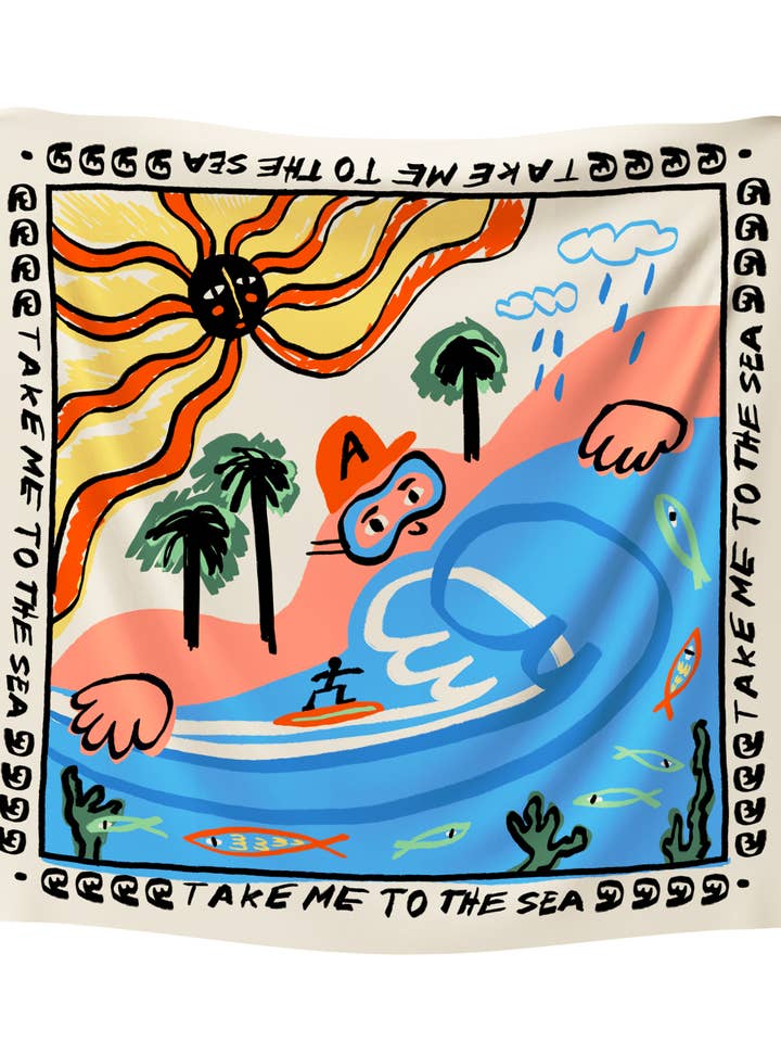 Maxi sarong TA MIG TILL HAVET för wholesale av STUDIO ARDE