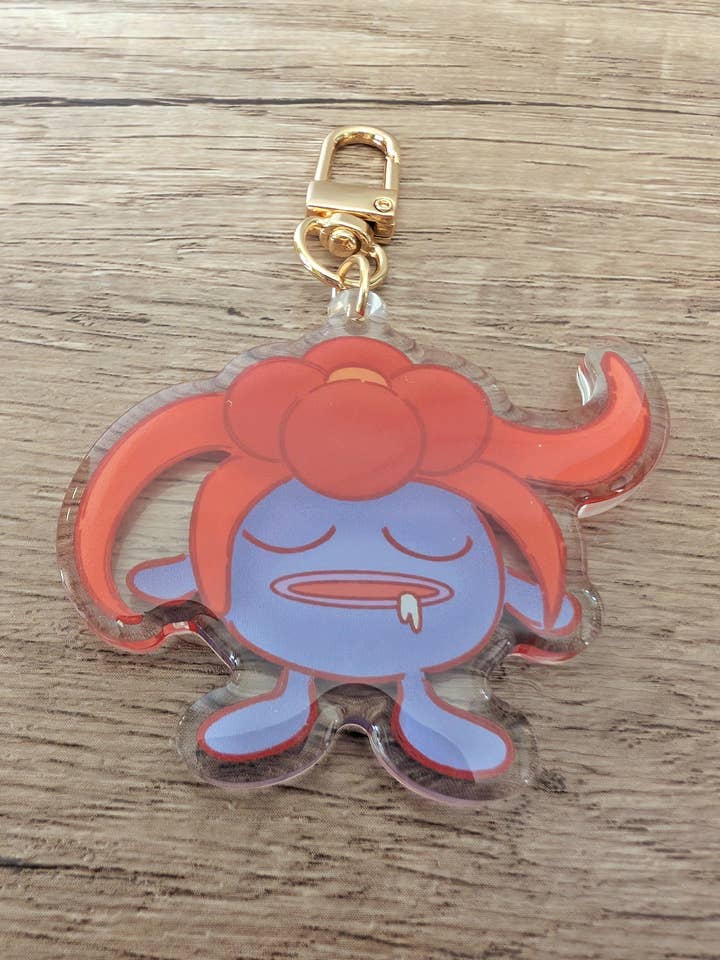 Gloom - Cute Kawaii Pokemon Charm Keychain for wholesale by Sadsquatch