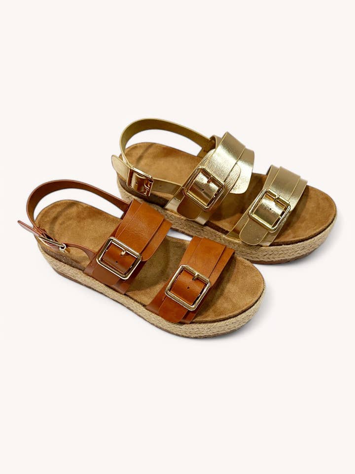 CCOCCI - Wholesale Sandals - Women's - BRAKE-07 DOUBLE BUCKLE STRAP ESPADRILLES PLATFORM3