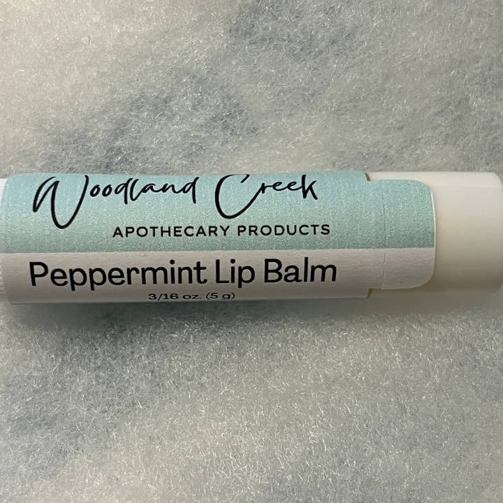 Woodland Creek Candles - Vente Baumes à lèvres - Baume à lèvres à la menthe poivrée1