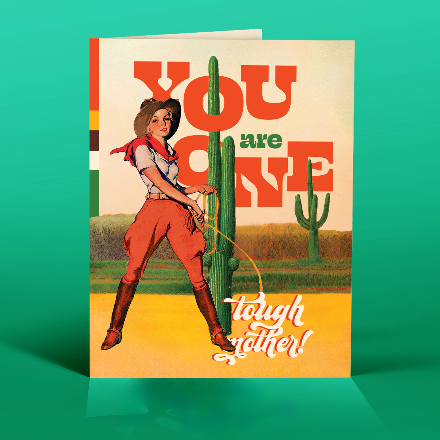 offensivedelightful - Vente Carte pour la fête des Mères - CARTE DE MÈRE DÉSERTE TOUGH MOTHER1