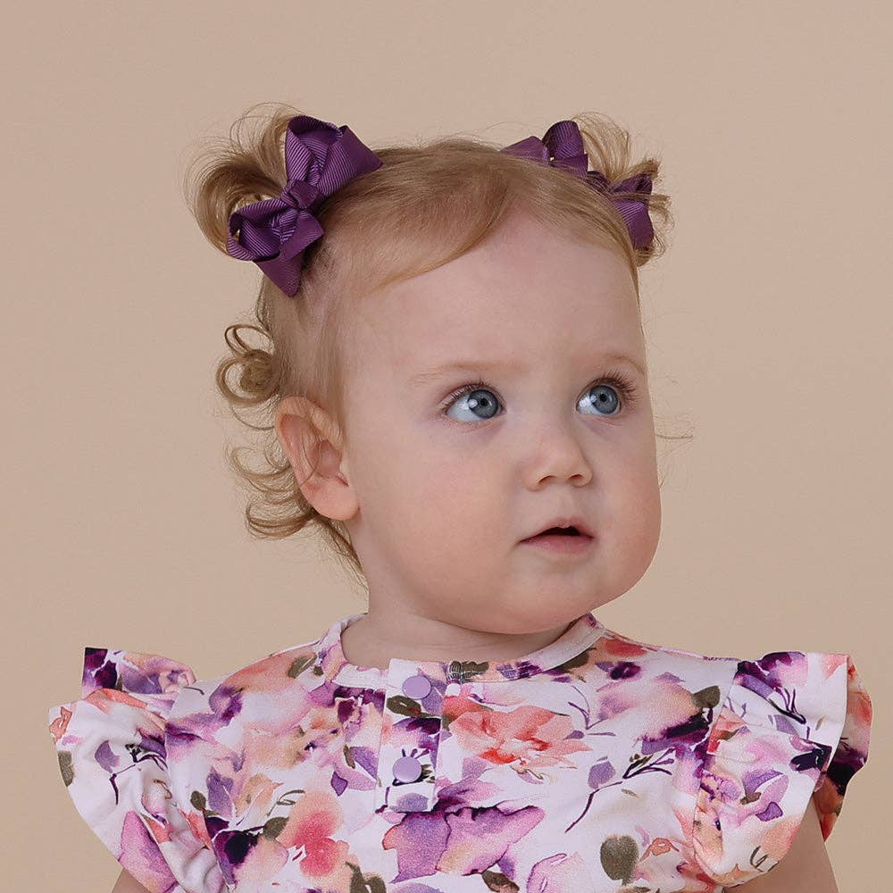 Snuggle Hunny - Vente Pince à cheveux – enfant - Pinces à cheveux queue de cochon en mûrier - Paire5