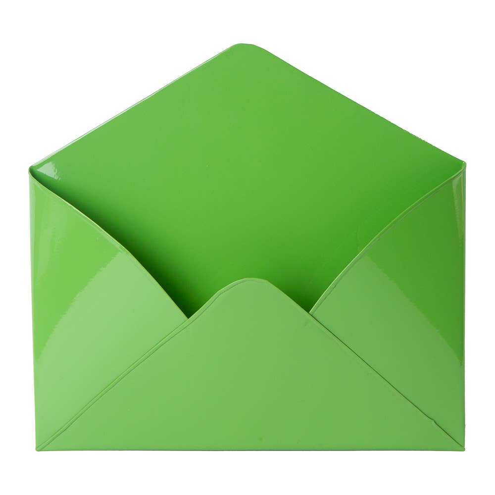 Factory Direct Craft - Wholesale Bath Soap Dish - Metal Enamelware Envelope Wall Pocket - Select Color 4