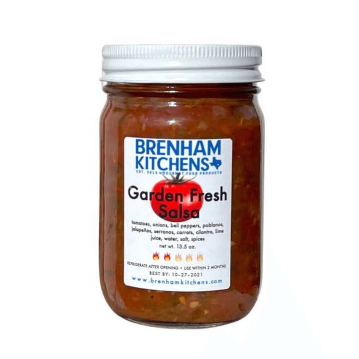 Brenham Kitchens - Texas - Garden Fresh Salsa - 13.5 oz. for wholesale by Alta Gama Foods