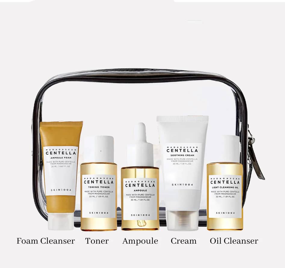 Sol Beauty Lab - Wholesale Facial Care Set/Kit - Skin1004 Madagascar Centella Travel Kit + Travel Bag