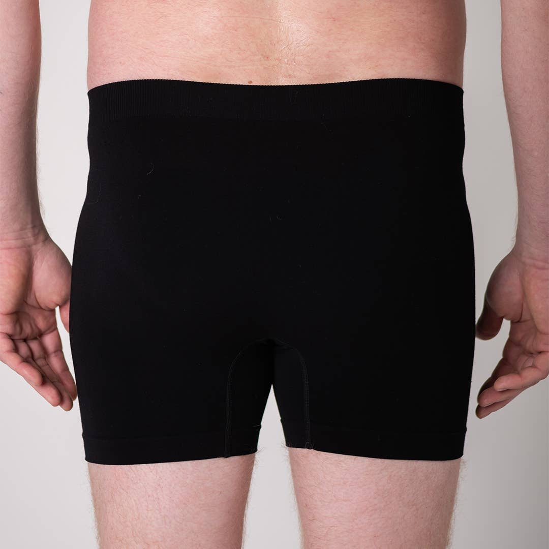 Men's Bamboo Boxer Brief - Black for wholesale on Faire3
