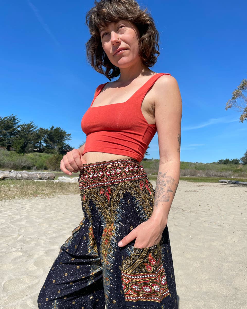 Zig Zag Asian Collection - Wholesale Pants - Women's - Peacock Pants6