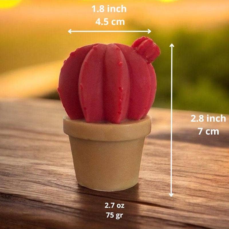 Karly’s Candles - Wholesale Novelty candle - Mini Cactus Candle: Soy Wax Succulent, Plant Lover Gift2