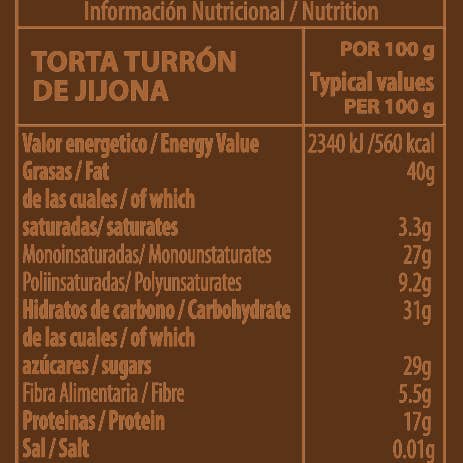 PABLO GARRIGÓS IBÁÑEZ - Wholesale Noga - Jijona Nougat Delicatessen Taart 200 g.3