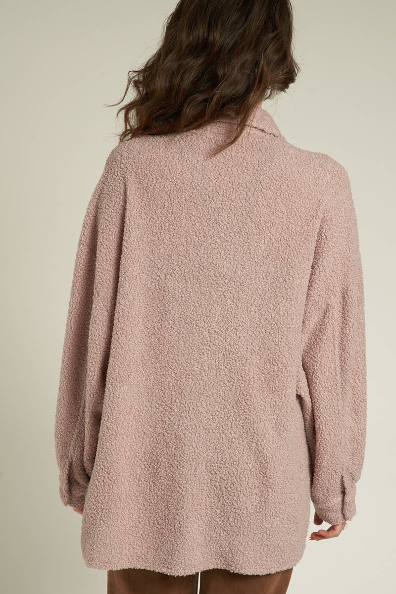 En Crème - Vente Veste – femme - Veste en fourrure oversize5