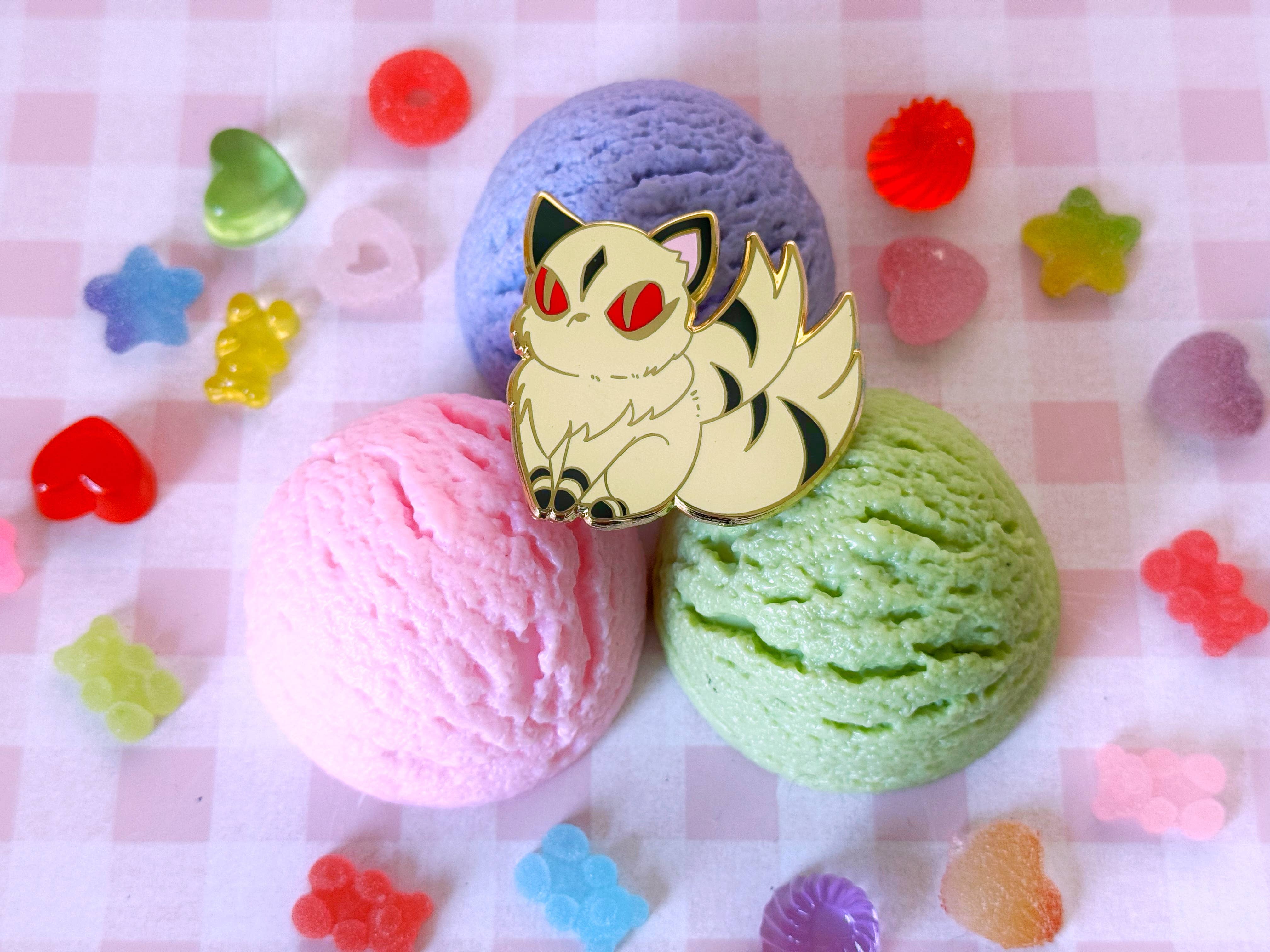 Naytendo - Wholesale Lapel Pin/Button - Inuyasha Kirara Cat Enamel Pin Kawaii1