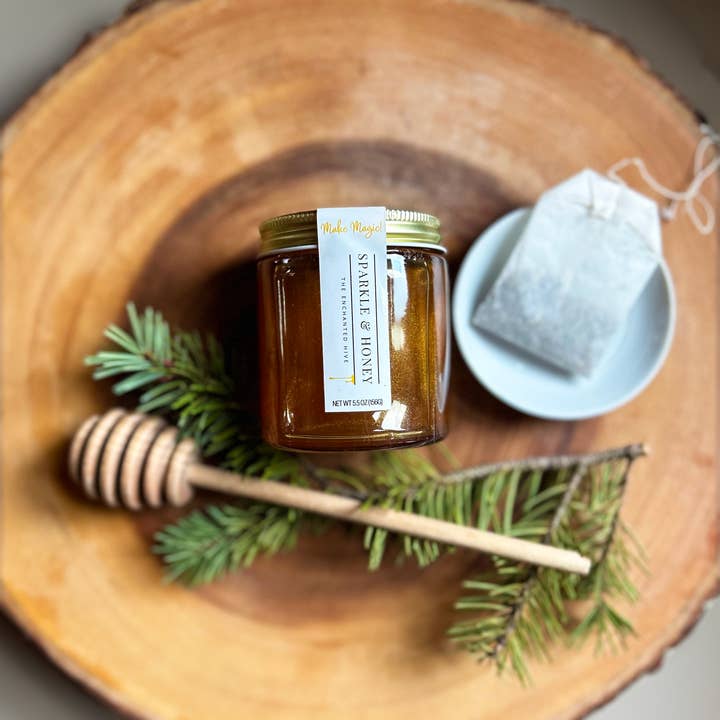 The Enchanted Hive - Wholesale Honey - Sparkle & Honey Original Gold 5.5oz