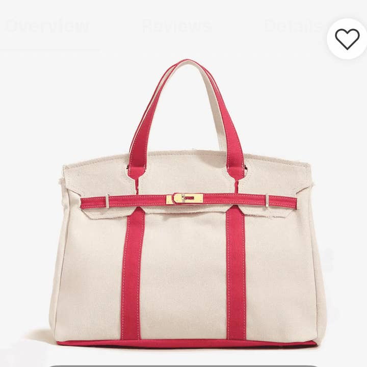 Pink Pineapple - Wholesale Tote Bag - Women's - The Classic BEAN Boat Tote - with a twist. 4 Colors0