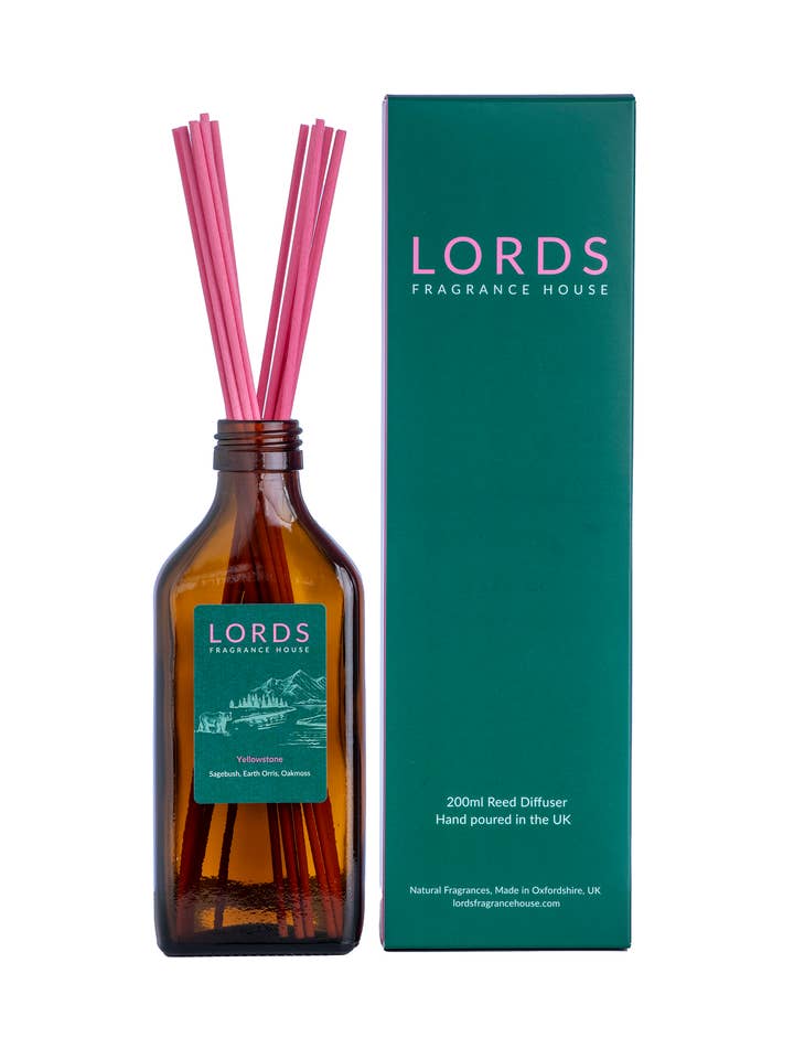 Yellowstone Large Reed Diffuser | Long Lasting Reed Diffuser for wholesale by LORDS Fragrance House