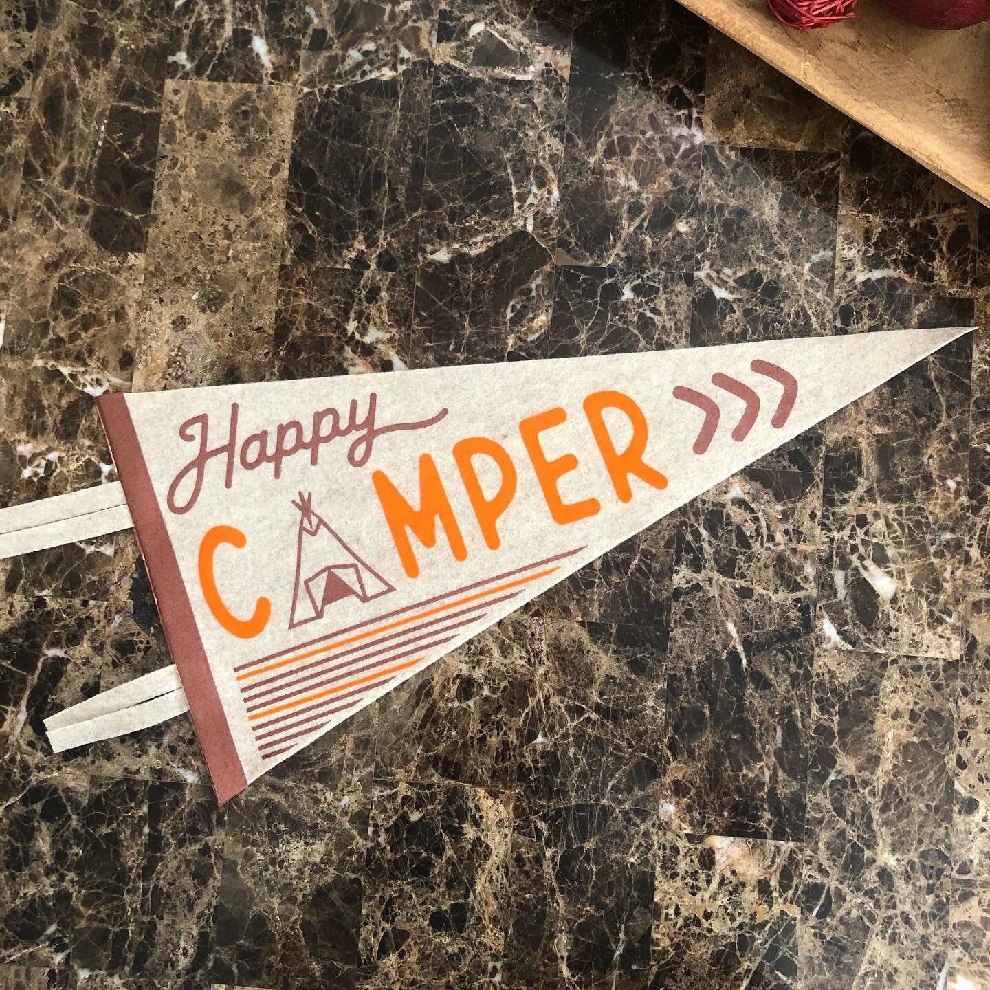 M.A.D. Spirit - Wholesale Flag - Happy Camper Stripe Pennant2