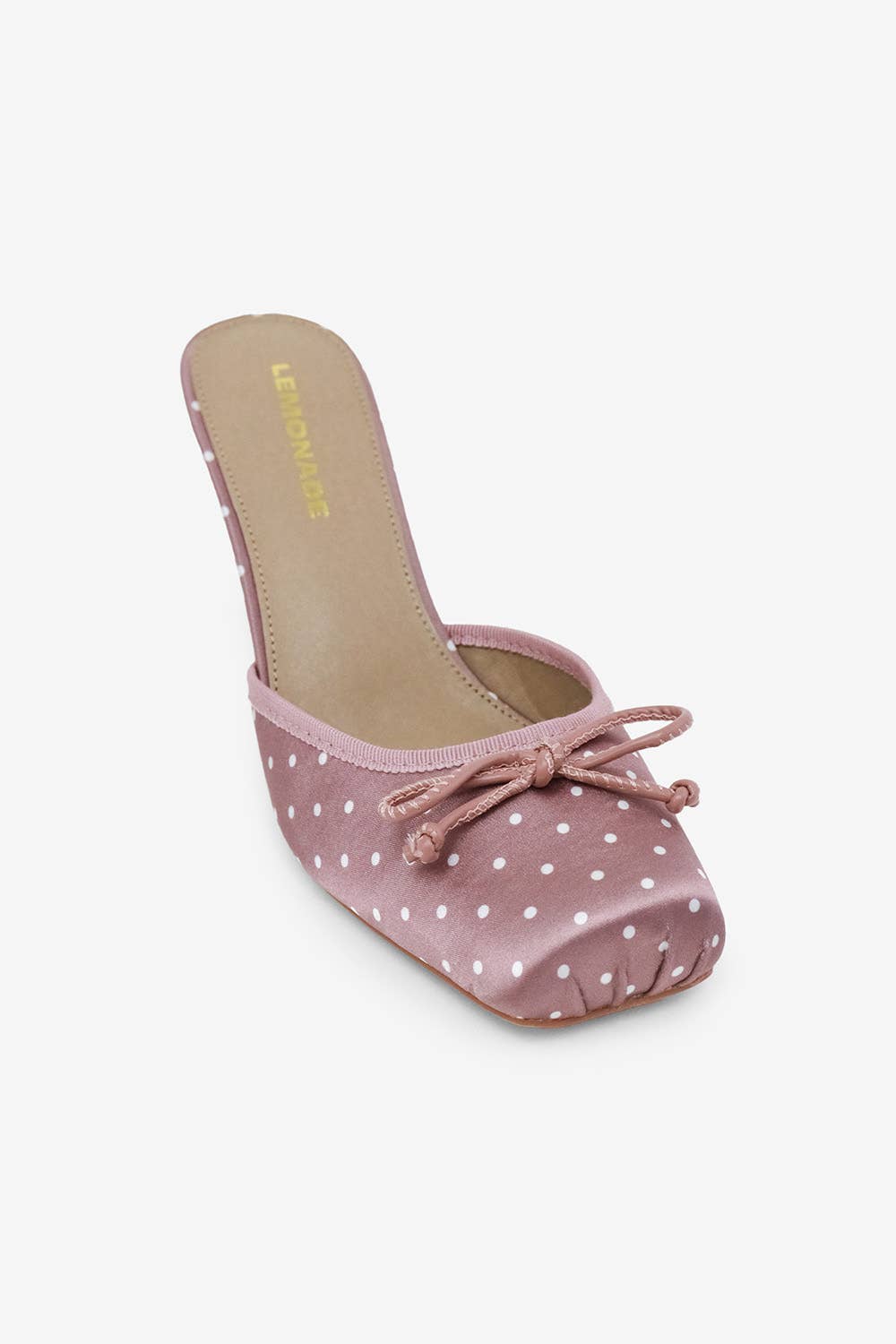 Lemonade Shoes - Wholesale Mules - Women's - HONOR ROLL - Balletcore Mules, Satin, Square Toe5