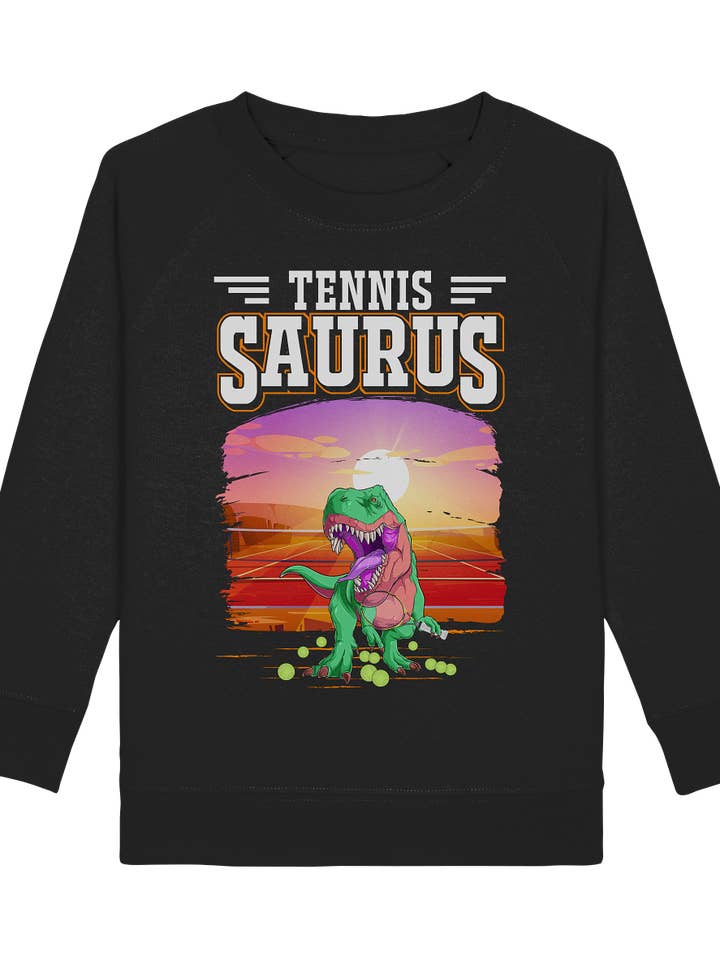 Dinosaurier Tennis Dino Kinder Sweatshirt für den Großhandel von Tigerlino®
