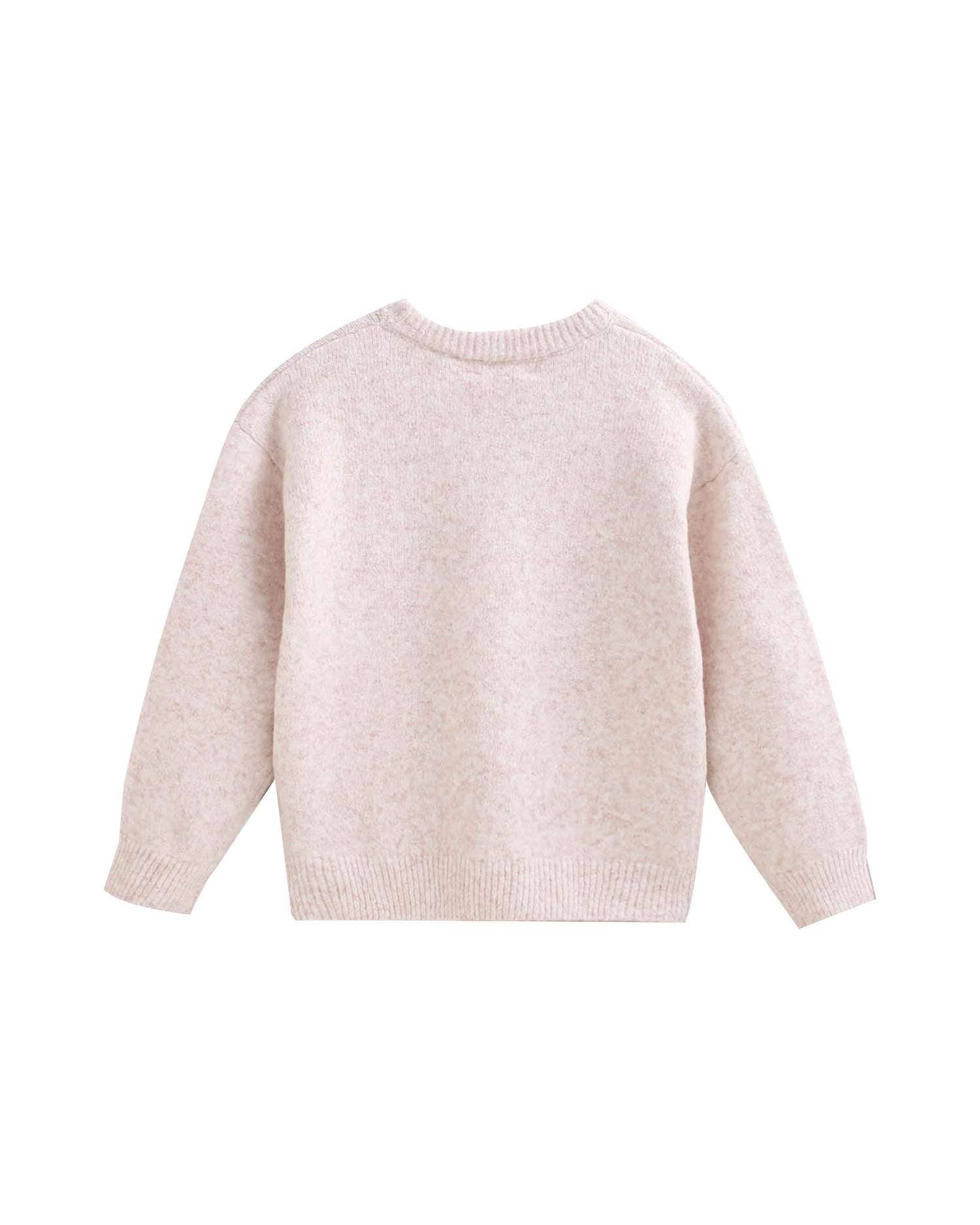 Dadati - Wholesale Knit Sweater - Kids - Beige knitted sweater for boys0