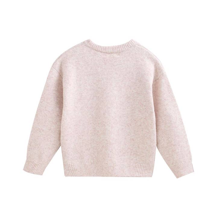 Dadati - Wholesale Knit Sweater - Kids - Beige knitted sweater for boys