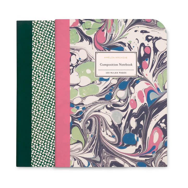 Set de cuadernos de composición Kaleidoscope/Tate para venta al por mayor de Amelin Archive