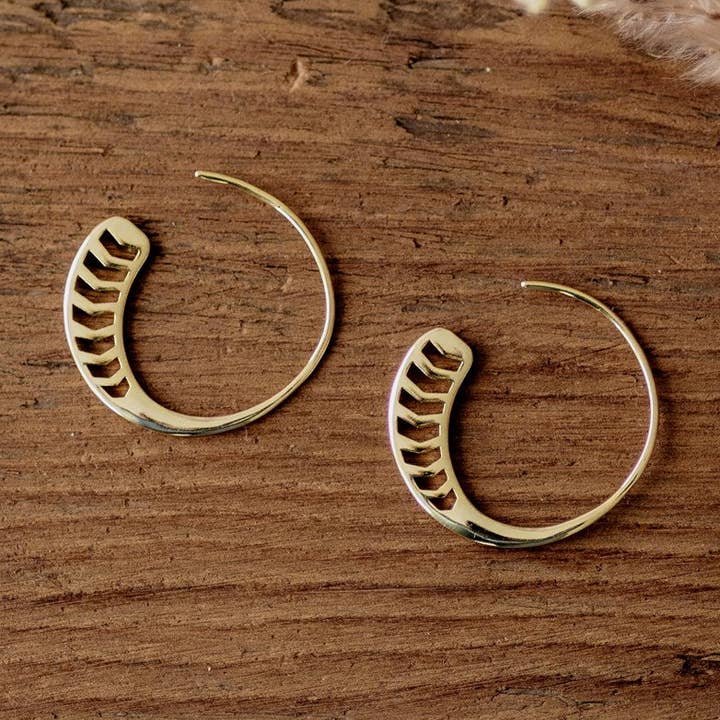 cambria hoops for wholesale by Wild Abandon Jewelry