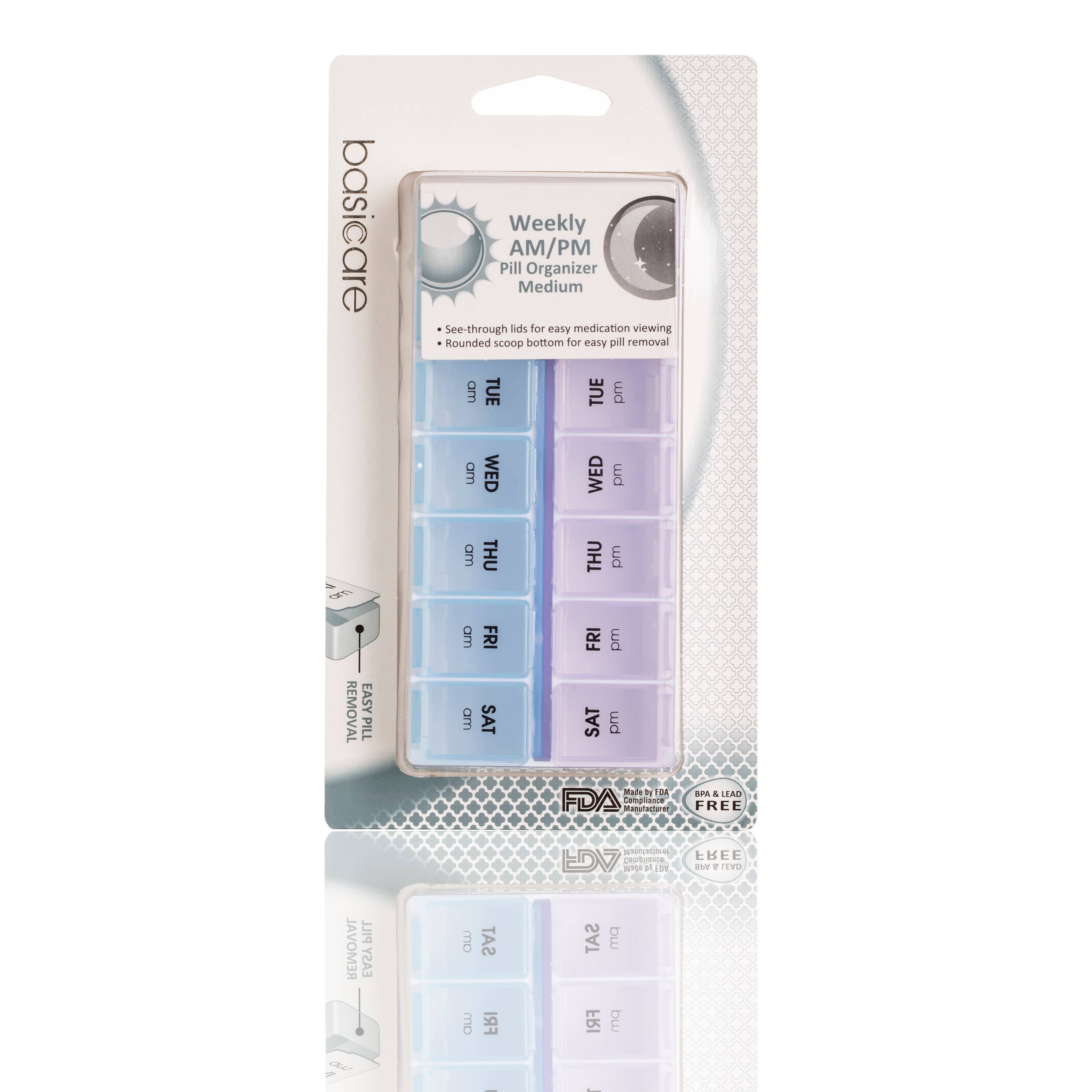 basicare - Wholesale Pill Organizer - Weekly AM/PM Pill Organizer Medium1