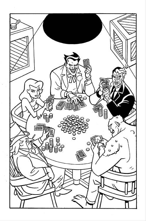 Insight Editions - #1 Pop Culture Publisher - Wholesale Coloring & Activity Book - Adult - Batman: The Animated Series: Official Coloring Book - SALE!3