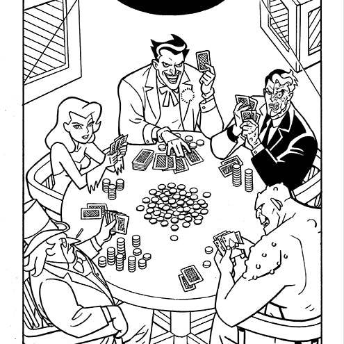 Insight Editions - #1 Pop Culture Publisher - Wholesale Coloring & Activity Book - Adult - Batman: The Animated Series: Official Coloring Book - SALE!3