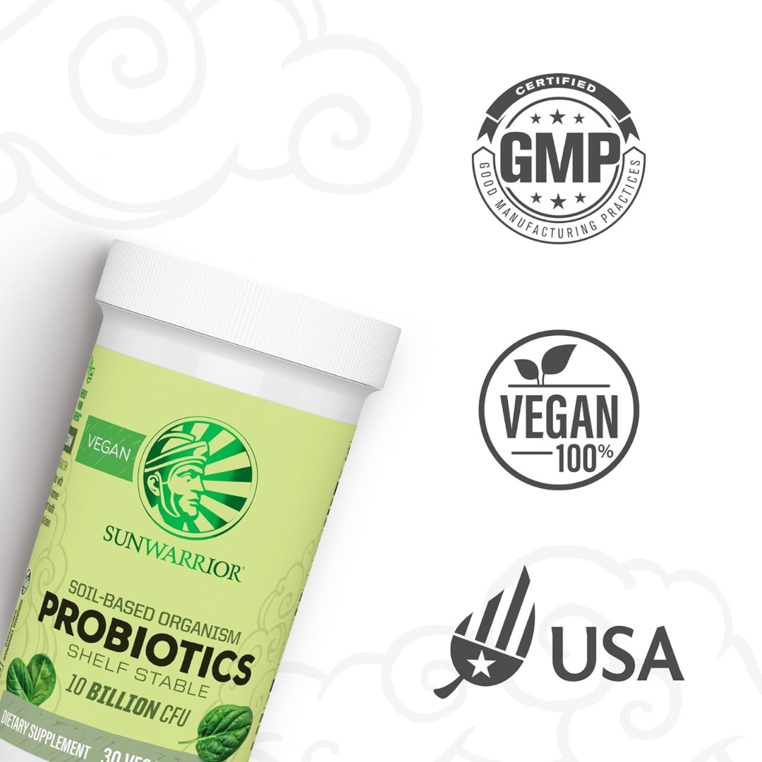 Sunwarrior - Wholesale Oral Supplement/Vitamin - Probiotic Supplement Capsules - Shelf Stable, 10B CFU2