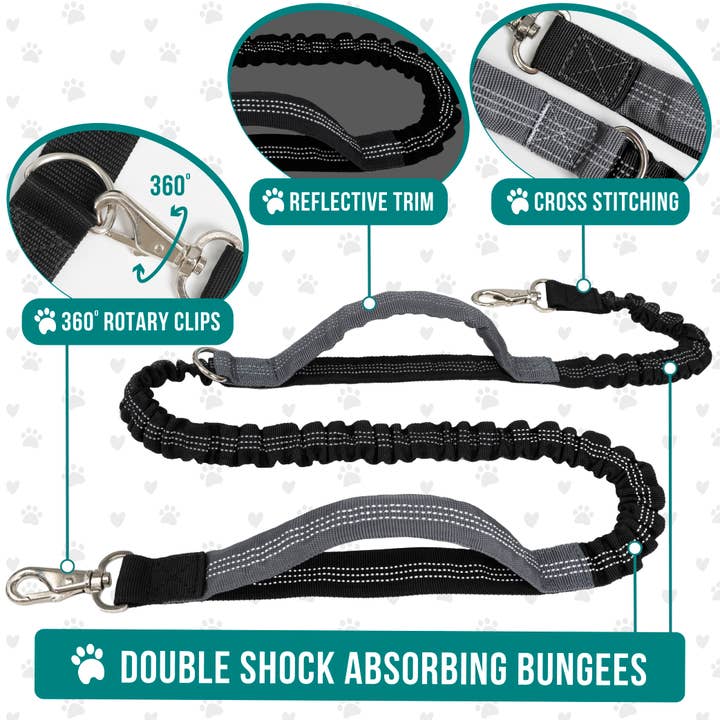 PetAmi - Wholesale Pet Leash - Dog - Deluxe Hands Free Dog Leash Bag