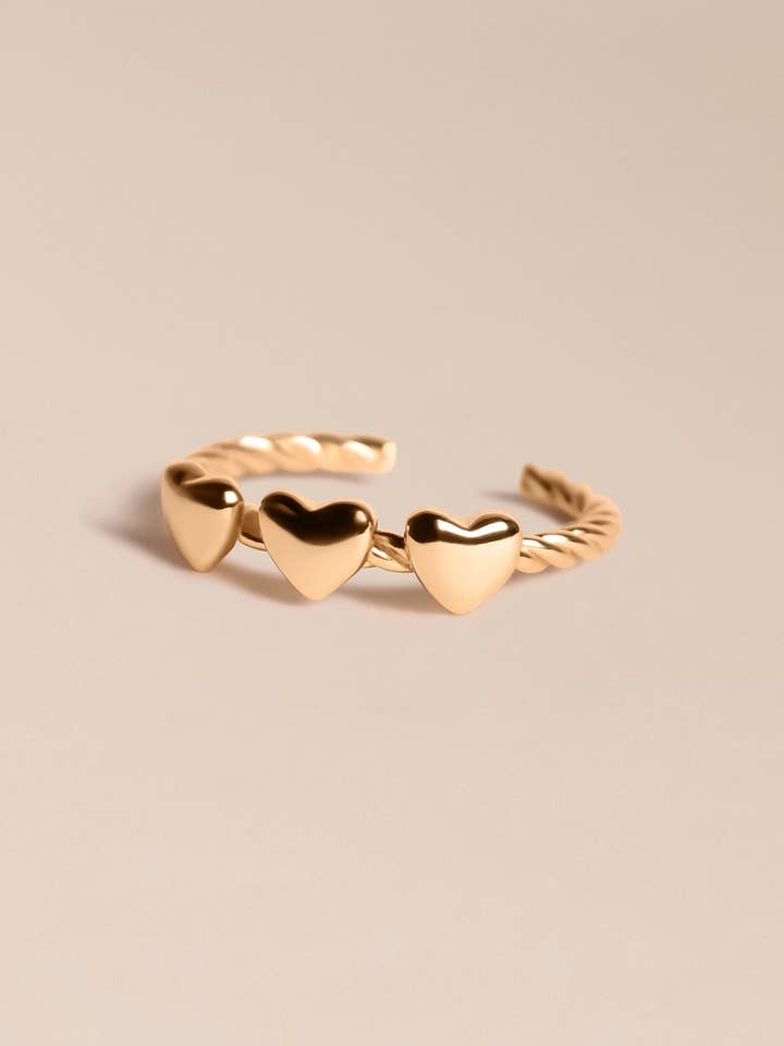 Anel Sacha triplo por atacado de Waekura