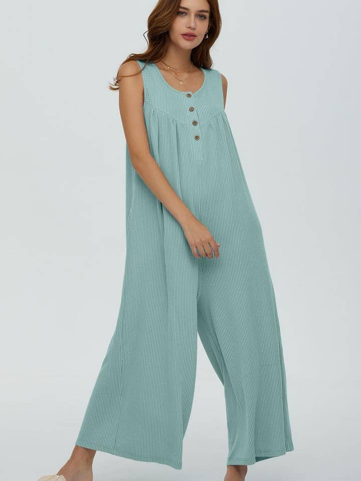 NINEXIS - Wholesale Jumpsuit - Women's - CWSJS0720_SOLID COLOR CASUAL LOOSE POCKET JUMPSUIT5