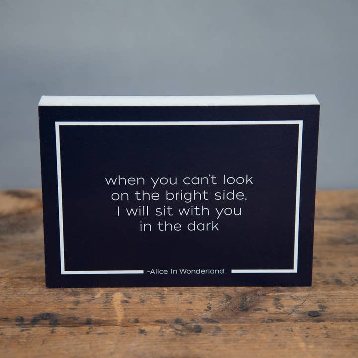 Blockskylt - ”När du inte kan titta” för wholesale av Tiny House Vintage and Art