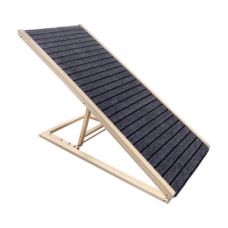 Natural Wood Dog Ramp for Bed, Extra Wide Non-Slip Pet Ramp, Foldable for wholesale on Faire6