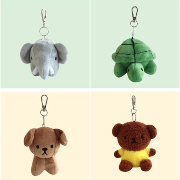 K-Wonderland - Wholesale Keychain - Unisex - Miffy & Friends Fluffy Key Chain, Bag Charms17