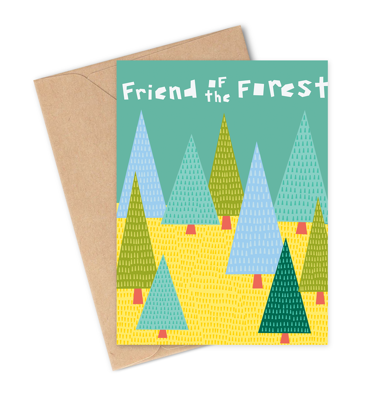 Two Brides Presents - Wholesale Friendship Card - FRIEND OF THE FOREST Greeting Card1