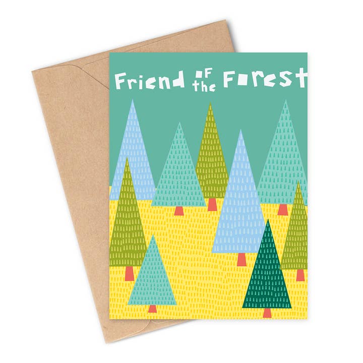 Two Brides Presents - Wholesale Friendship Card - FRIEND OF THE FOREST Greeting Card1