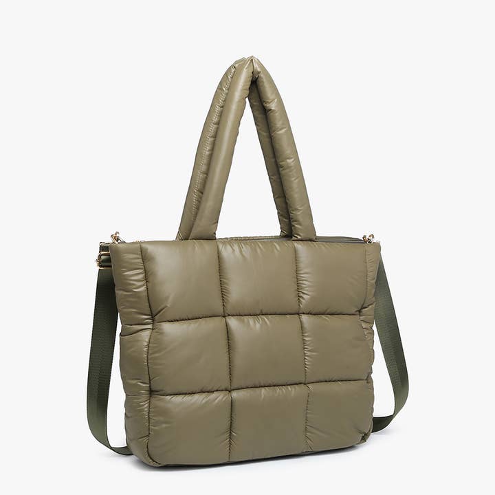 Jen & Co. - Wholesale Shoulder Bag - Women's - M2355 Kiersten Puffer Hobo w/ Strap